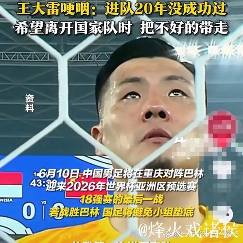 王大雷:20年的国家队生涯 一直没有成功过 王大雷:20年的国家队生涯 一直没有成功过