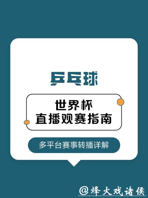 2026年世界杯全程直播平台推荐与指南